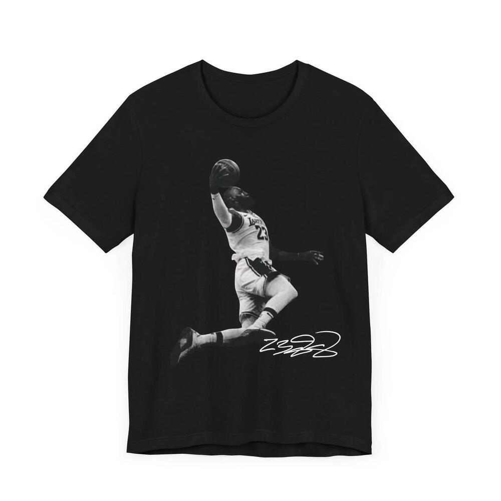 Lebron James Lakers Fan Tee Basketball Shirt Sportswear Gift For Him